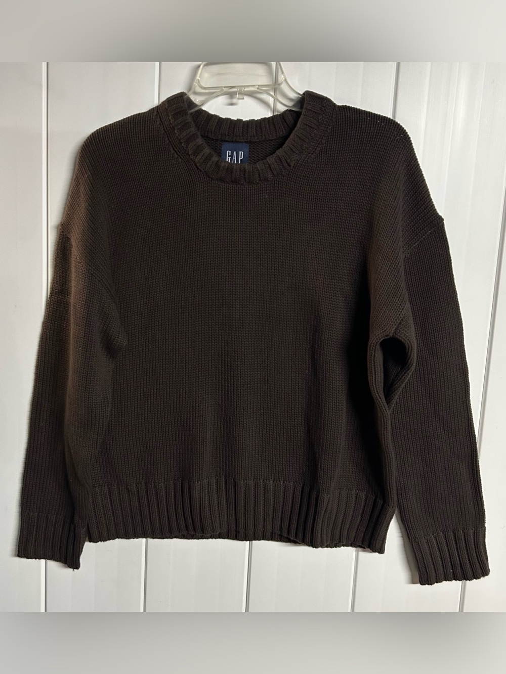 GAP Women’s Chocolate Brown Crewneck Sweater